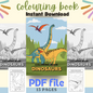 Dinosaurs colouring book