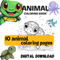 Animal coloring book